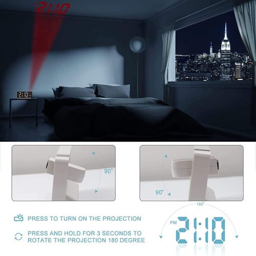Projector alarm clock
