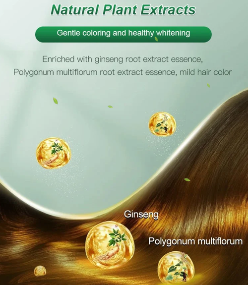 3pcFruit Essence Hair Dyeing Comb – Cream & Comb in One, No-Mix Plant Formula
