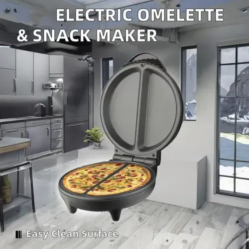 Double-sided constant-temperature deep-frying and baking machine