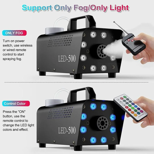 500W LED Stage Fog Machine with Remote Control