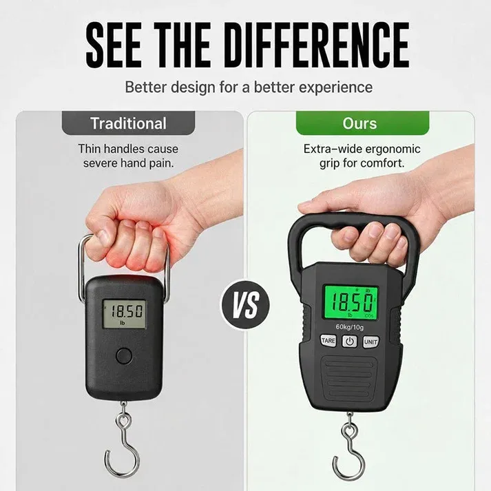 ⏰Kolzp Digital Handheld Luggage Scale