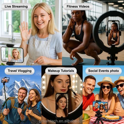 Wireless mobile phone selfie magnetic screen projector