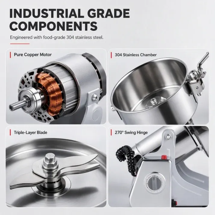 ⏰High-Speed Ultra-Fine Electric Grinder