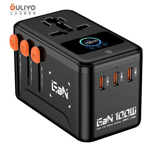 A03D-100W Travel Adapter Super Fast Charging Ulti Plug Universal Travel Adapter