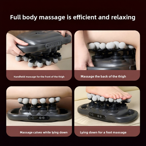 16-head fascia gun provides powerful and deep-penetrating massage.