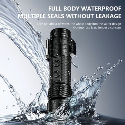 Double arc lighter high-powered flashlight