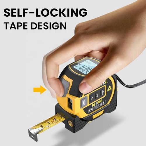 3 in 1 Digital Distance Range Laser Measure Tape