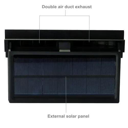 ✈️The New Solar Car Cooling Artifact  （air circulation exhaust fan）