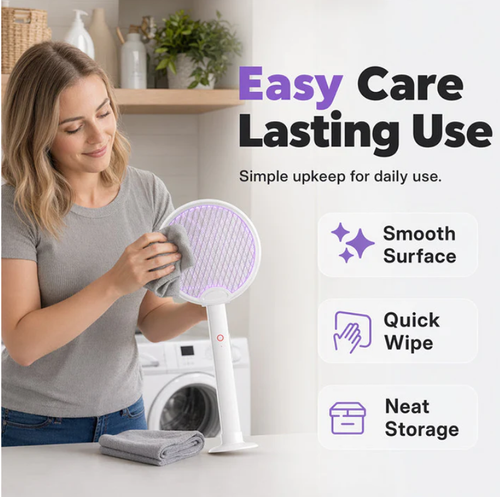 2-in-1 Rechargeable Electric Fly Swatter