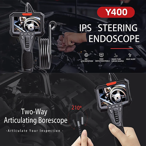 6mm handheld automotive endoscope, high-definition waterproof pipe inspection instrument