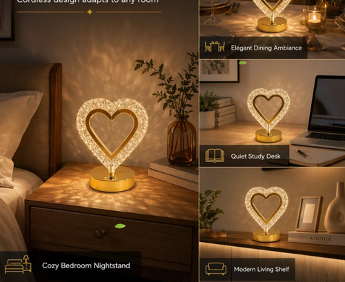 Crystal Geometric Night Light – Touch Control, 3D Refraction Glow & Rechargeable – Bedroom Atmosphere Lamp 🌙