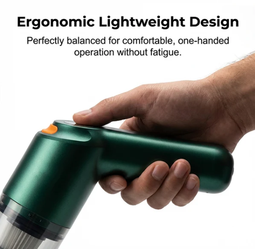 Cordless Car Vacuum – 10000Pa Suction & 4000mAh Battery