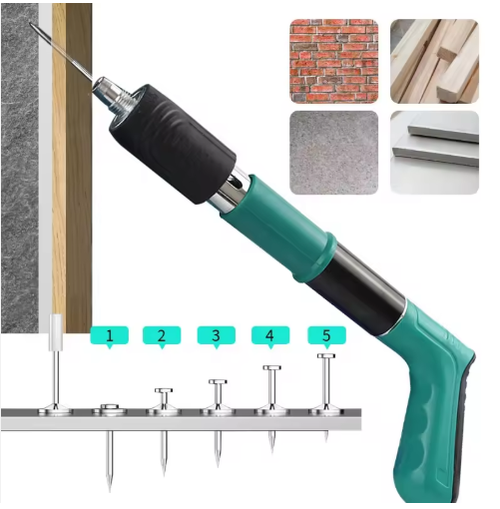Powerful nail gun（100 nails included）