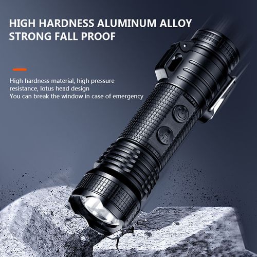 Double arc lighter high-powered flashlight