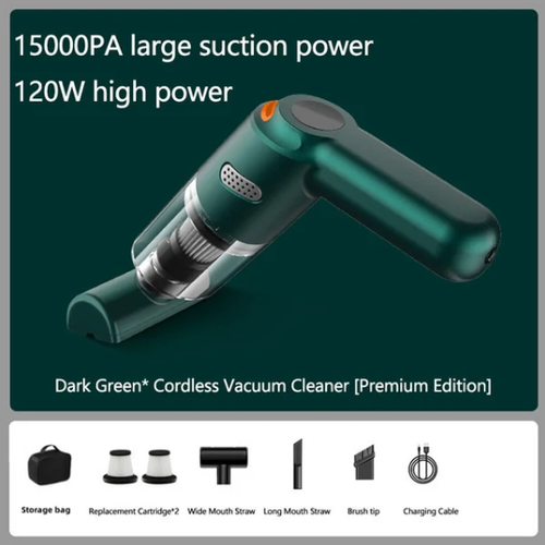 Cordless Car Vacuum – 10000Pa Suction & 4000mAh Battery
