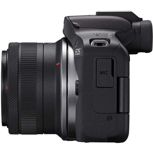 Quality EOS R100 Kit with RF-S 18-45mm F 4.5-6.3 IS STM Lens Black Mirrorless Camera with 8K Video