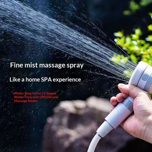Self-priming pump in shower head
