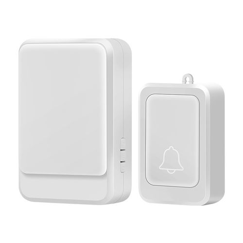 Wireless remote control doorbell with sound and light, no need for electricity