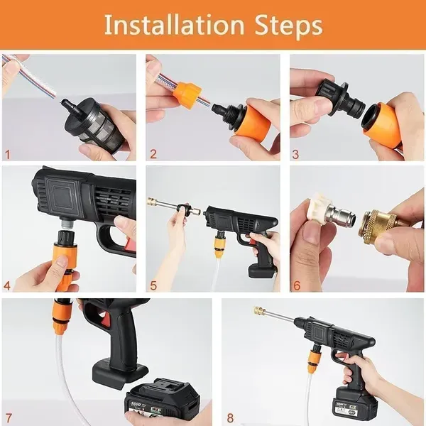 High-pressure water gun kit