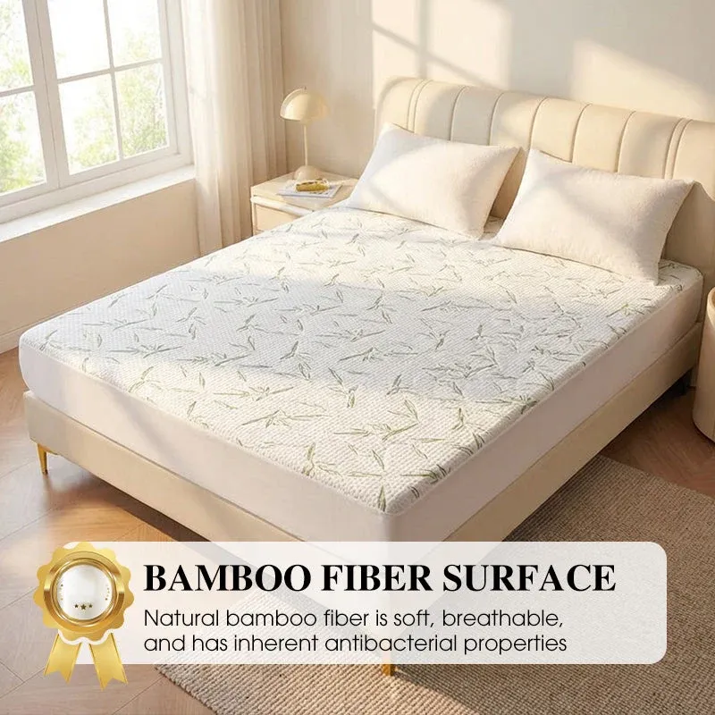 Bamboo Fibre Waterproof Mattress Protector – Stay Dry, Fresh & Comfortable Night After Night ✨