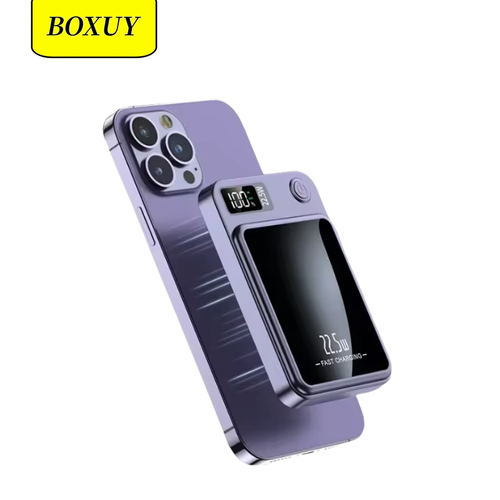 Ultra-Thin MagSafe Wireless Magnetic Power Bank 10000mAh - 22.5W Super Fast Charging, PD20W + 15W Wireless Charger, Multi-Colour Portable Charger