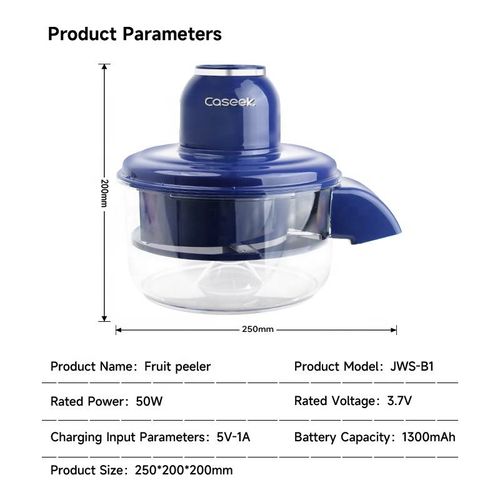 2025 New Automatic Electric Fruit and Vegetable Peeler - Multifunctional Peeling Tool for Grapes, Green Grapes, Cherry Tomatoes, Garlic, Suitable for Home and Commercial Use, USB-Powered