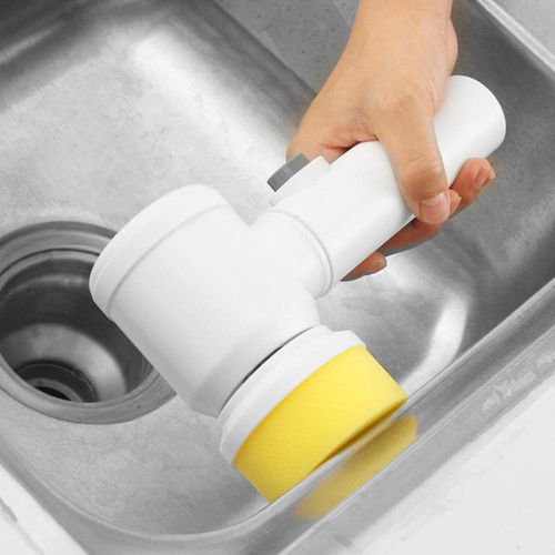 Rechargeable 3-in-1 Wireless Handheld Electric Cleaning Brush - Multifunctional Power Scrubber for Kitchen Dishes, Shoes, Bathroom & Toilet Dead Corners, Pot & Pan Grease Removal