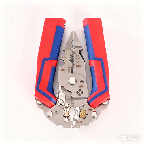 Electrician's 13-in-1 Multifunctional Folding Sharp-nosed Wire Stripping Pliers – Handheld Cable Cutting, Measuring, Stripping, Crimping & Wire Dividing Pliers