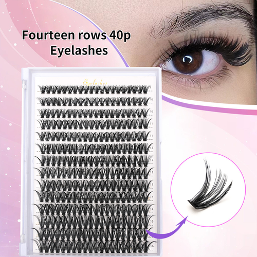 European & American Style False Eyelash Set (In Stock) - Complete Kit Combination