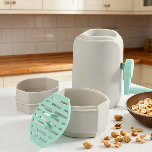 2024 New Household Peanut Sheller: Manual Shelling Machine for Raw & Roasted Peanuts, Pistachio & Nut Cracker, Easy-to-Operate Kitchen Gadget for Home Use...