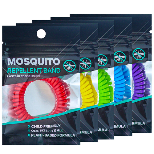 Natural Ingredients Waterproof Band Silicone Mosquito Repellent Bracelets for Adults and Kids