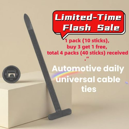 Universalnylonhigh-temperature-resistantcabletiebucklecanfixthefloorleafplateliningmudguardtrunk interiorpanelcoverplateanditisanautomobileself-lockingL-typecabletie