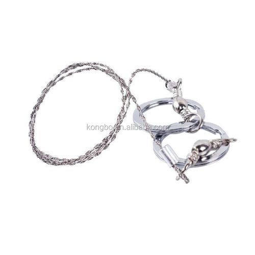 4-Strand Stainless Steel Rope Saw for Outdoor Survival & Camping Exploration – Lightweight Portable Wire Chain Saw for Wood Cutting, Buy 3 Get 2 Free