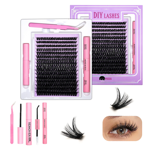 European & American Style False Eyelash Set (In Stock) - Complete Kit Combination