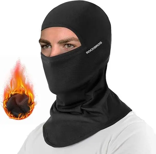 Cycling face mask and head cover, thin and breathable with integrated neck gaiter, suitable for both severe cold and extreme heat fleece warm, windproof and fogproof, unisex face mask