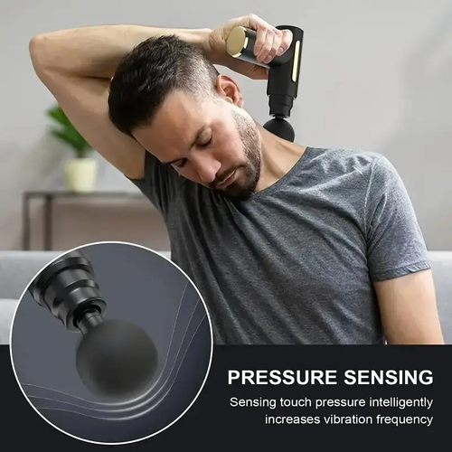 2025 Best - Selling Mini Portable Massage Gun with Multiple Heads, Capable of Deeply Relaxing Muscles and Body, Suitable for Fitness, Yoga, and Home Use