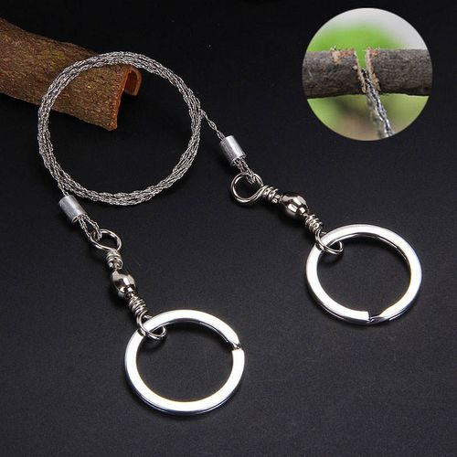 4-Strand Stainless Steel Rope Saw for Outdoor Survival & Camping Exploration – Lightweight Portable Wire Chain Saw for Wood Cutting, Buy 3 Get 2 Free