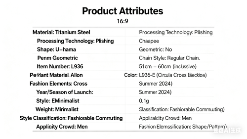 Unisex Titanium Steel Cross Necklace - Fade-Resistant, Minimalist & Versatile Summer Jewelry, Punk Hip-Hop Style, Buy 1 Get 1 Free