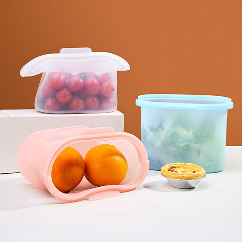 Food-Grade Silicone Storage Bags 1000ML-Multi-Purpose Food Containers, Microwave & Freezer Safe, BPA-Free, Multiple Colors Available