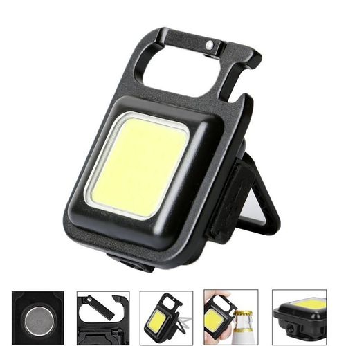 Internet-famous COB Mini Keychain Light - USB Rechargeable, Outdoor Waterproof, Ultra-Bright Portable Light, Multifunctional Compact Flashlight, Fill Light & Emergency LED Work Light