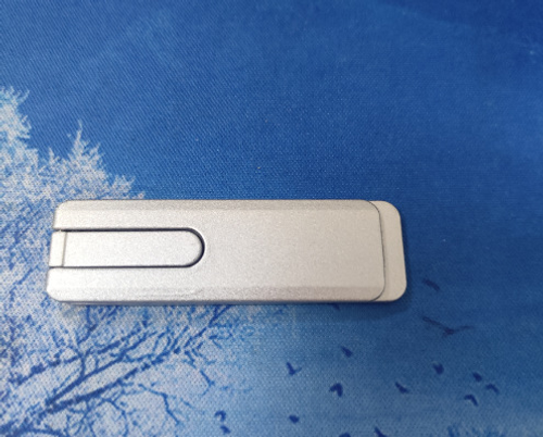 Ultra-thin foldable adhesive mobile phone holder, made of metal alloy material, power bank card - style, portable and integrated, with various functions, super practical and universal model