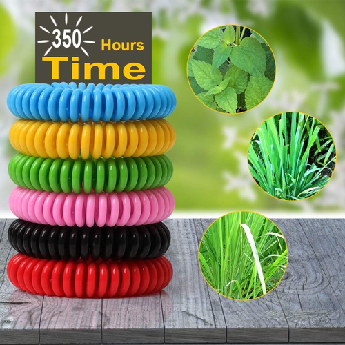 Natural Ingredients Waterproof Band Silicone Mosquito Repellent Bracelets for Adults and Kids