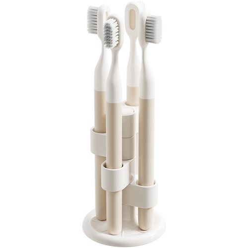 Multifunctional Rotating Storage Rack - Pen Makeup Brush Organizer, Compartmentalized Desktop Cosmetic Holder & Bathroom Toothbrush Stand, Wholesale Available