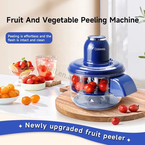 2025 New Automatic Electric Fruit and Vegetable Peeler - Multifunctional Peeling Tool for Grapes, Green Grapes, Cherry Tomatoes, Garlic, Suitable for Home and Commercial Use, USB-Powered