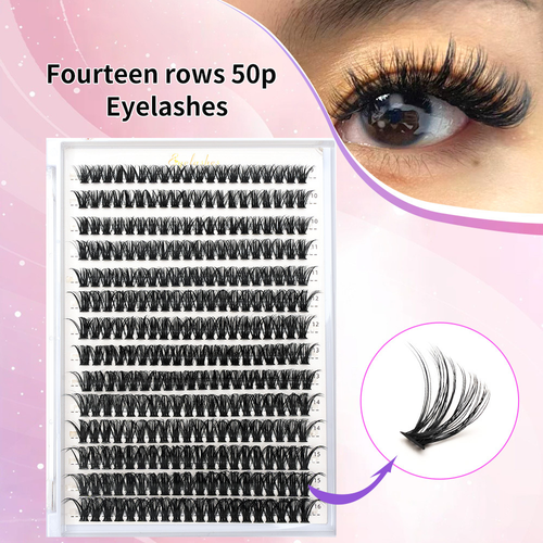European & American Style False Eyelash Set (In Stock) - Complete Kit Combination