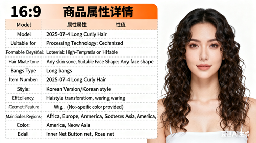 Women's Black Synthetic Wig - Full Head Cover, Long Curly Hair with Lace Hairline, Gradient Color, Middle Parting, Big Waves, Suitable for Daily Wear & Party Occasions