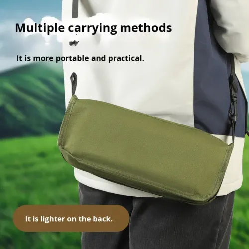 Foldable Pencil Case Stool Creative Pocket Hand Stool Bag  Outdoor Backpack Foldable Leisure Chair, Suitable for Outdoor Camping, Fishing, Hiking, Beach, Park and Travel Scenarios