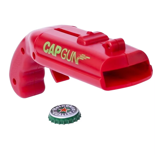 Creative catapult bottle openers come in shapes like toy cap guns, sniper rifles, and pistols. They serve as affordable kitchenware, party toys, and bar tools, suitable for opening beer and other types of drinks.