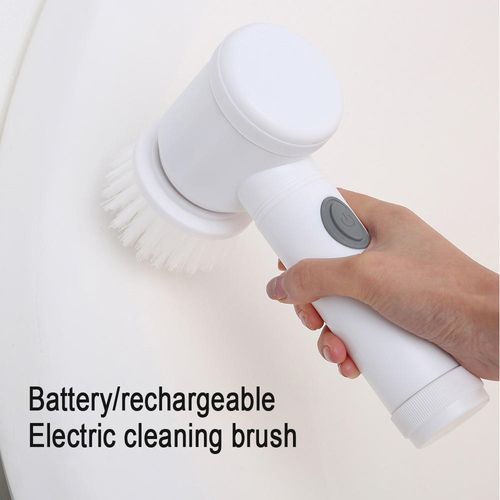 Rechargeable 3-in-1 Wireless Handheld Electric Cleaning Brush - Multifunctional Power Scrubber for Kitchen Dishes, Shoes, Bathroom & Toilet Dead Corners, Pot & Pan Grease Removal