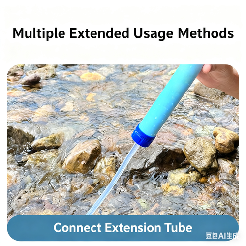 Portable Outdoor Water Purification Straw for Camping, Emergency & Survival – Personal Direct-Drinking Water Filter for Travel